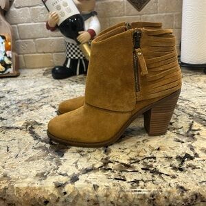 Jessica Simpson bootie with chunky heel